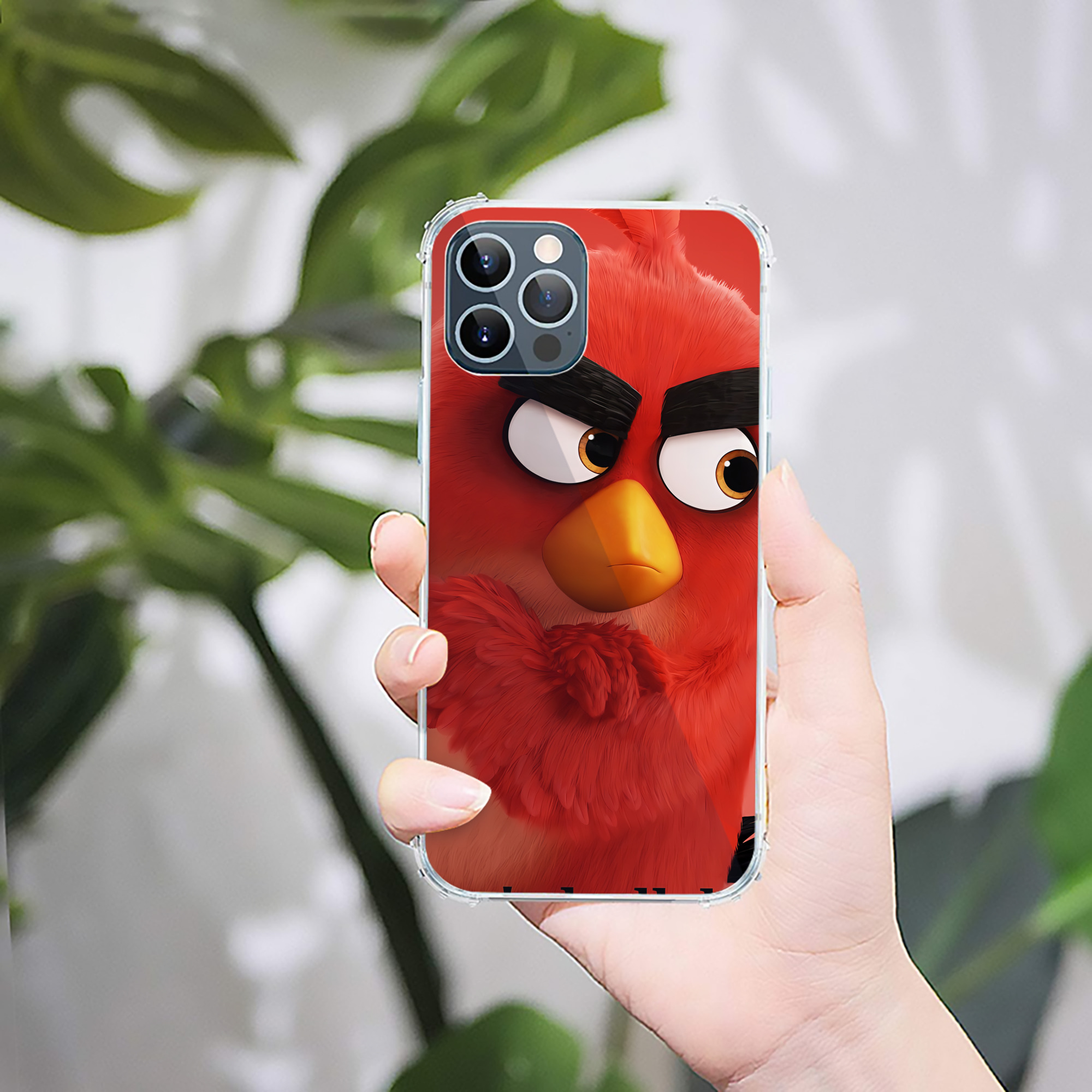 （画像用） Angry Birds アングリーバード 【iPhone 12シリーズ対応】透明スマホケース（クリアソフトケース）